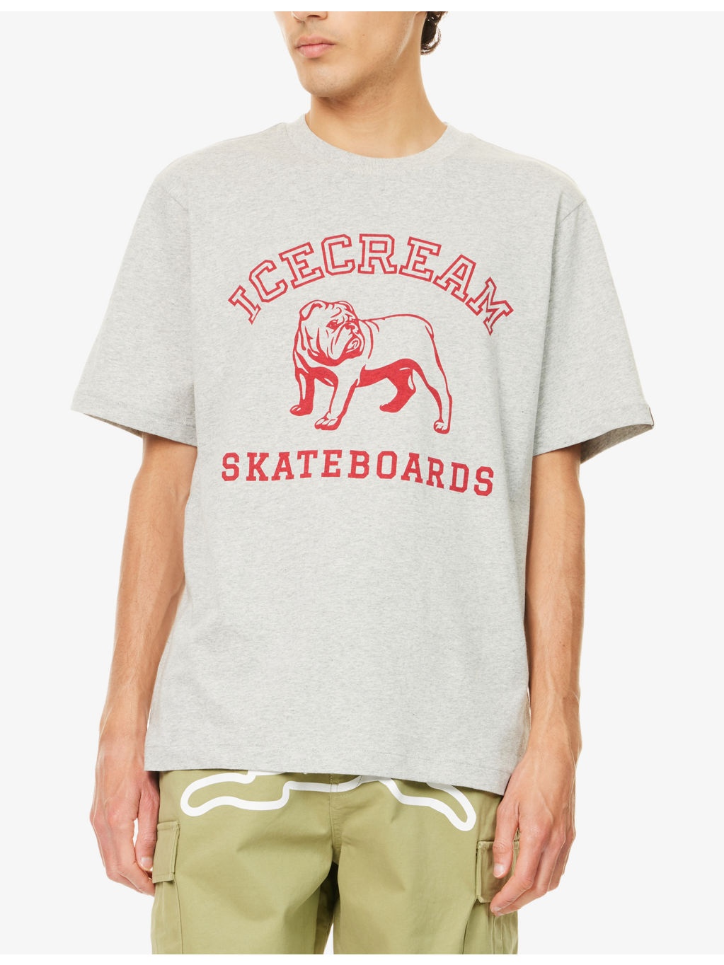 Bulldog Crewneck Cotton-Jersey T-Shirt - 3