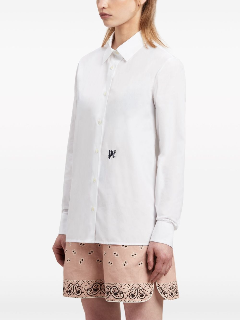 PA monogram cotton shirt - 4