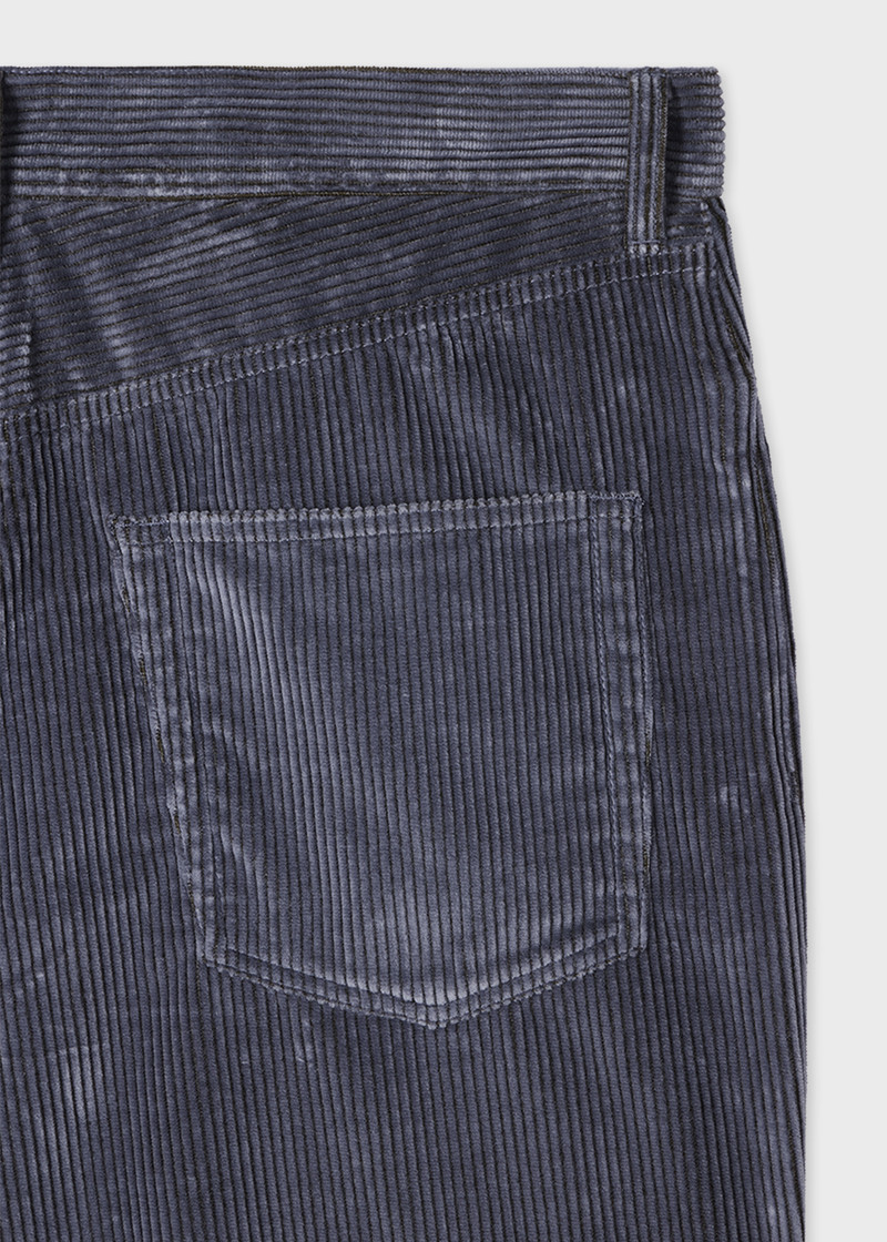 Paul Smith Soft Blue Two-Tone Corduroy Trousers outlook