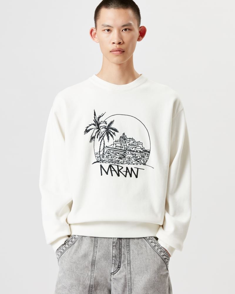 MIKOY PRINTED COTTON SWEATSHIRT - 4