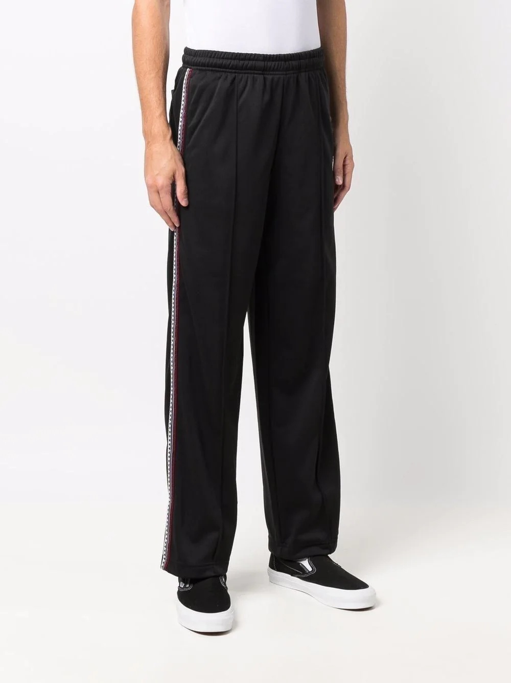 Cross-logo side-stripe track pants - 3