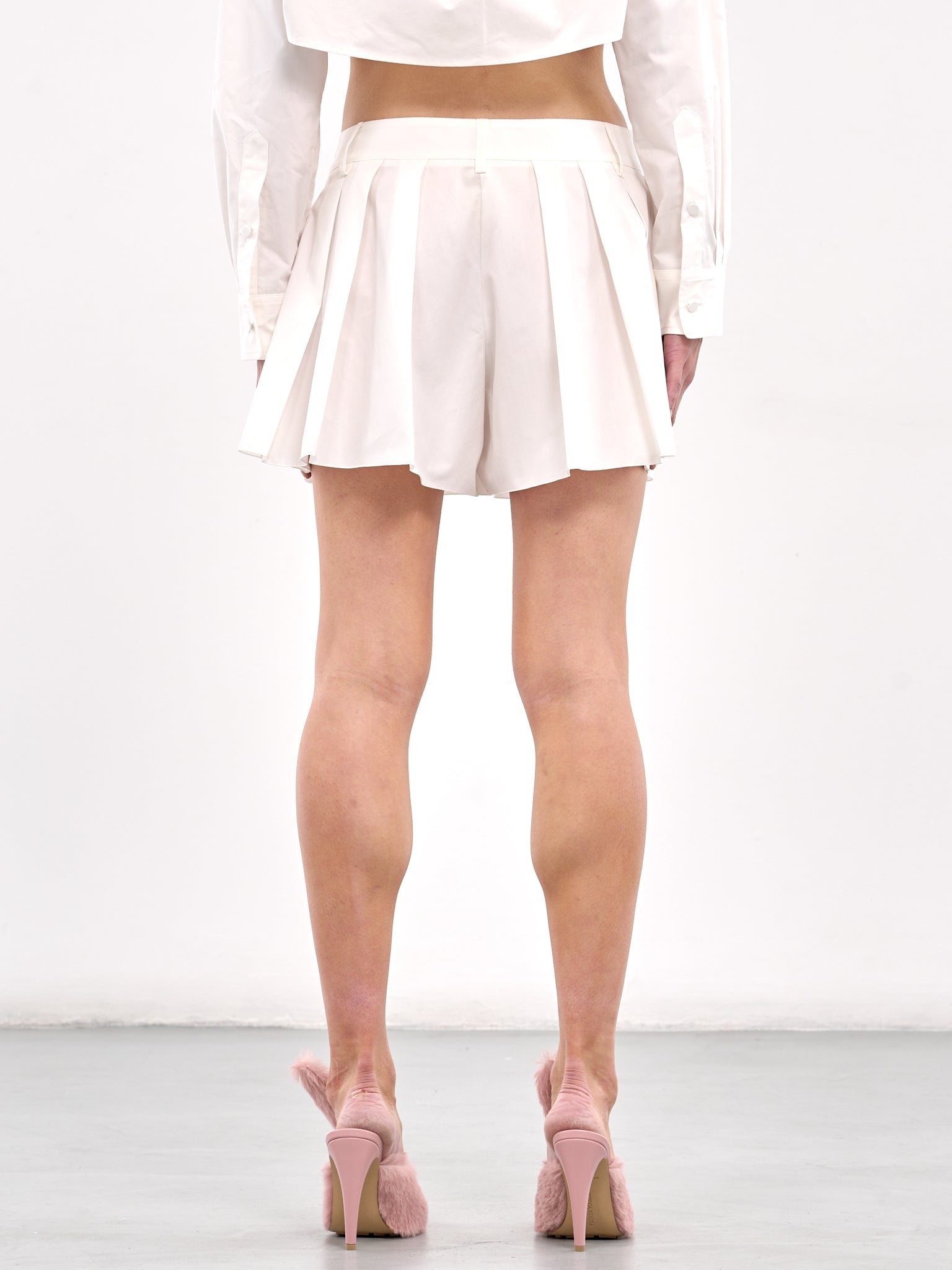 Crystal Rosette Poplin Skort - 3