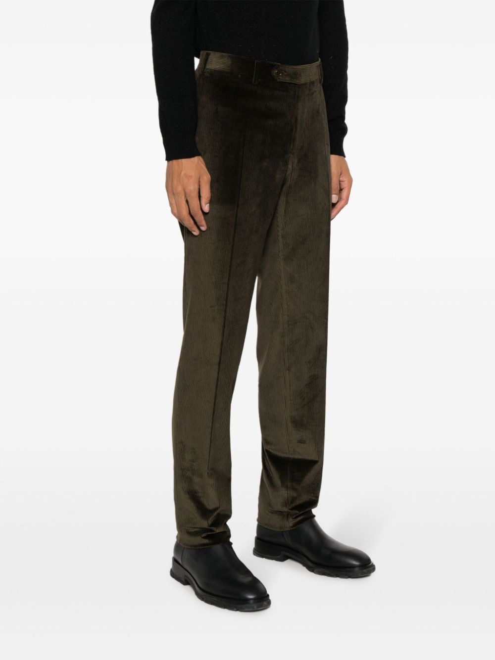 corduroy straight-leg jeans - 3