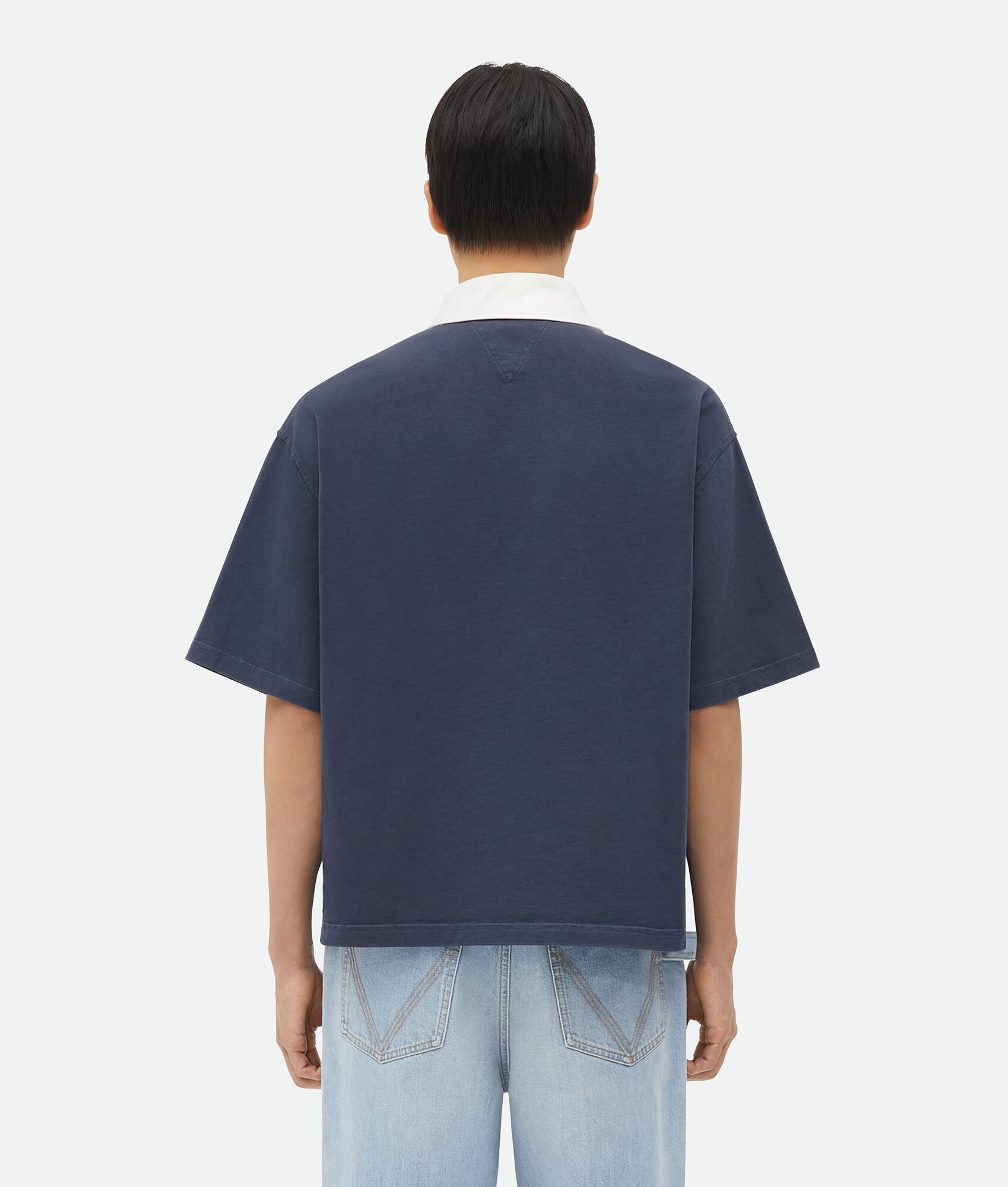 Relaxed Fit Washed-Out Jersey Polo - 3