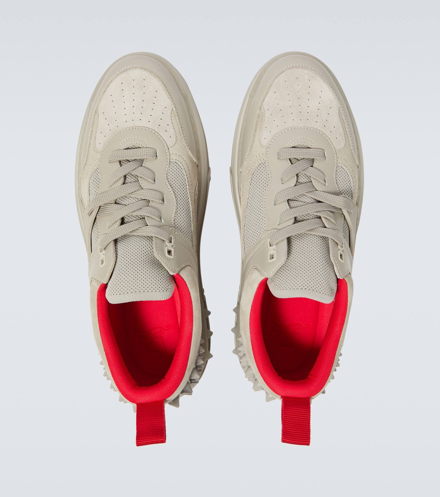 Astroloubi leather and suede sneakers - 4
