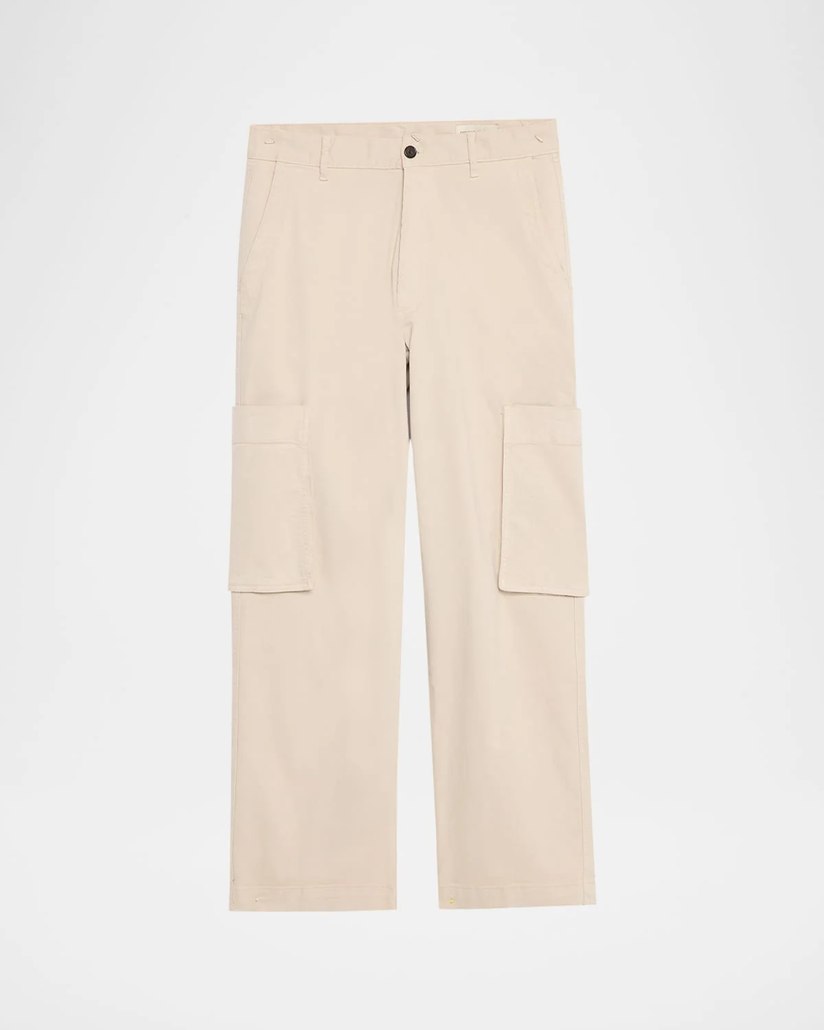 Men's Pale Grey Cotton Naim Cargo Pants - 1