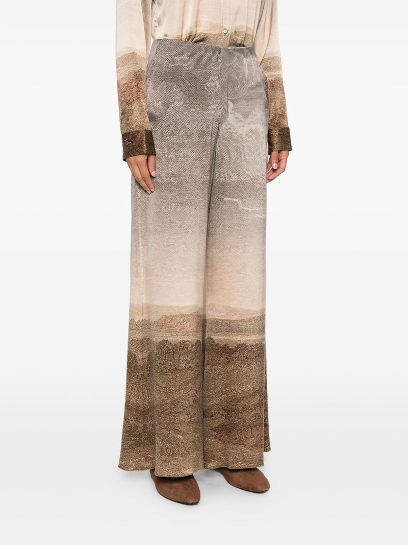 landscape-print wide-leg trousers 3