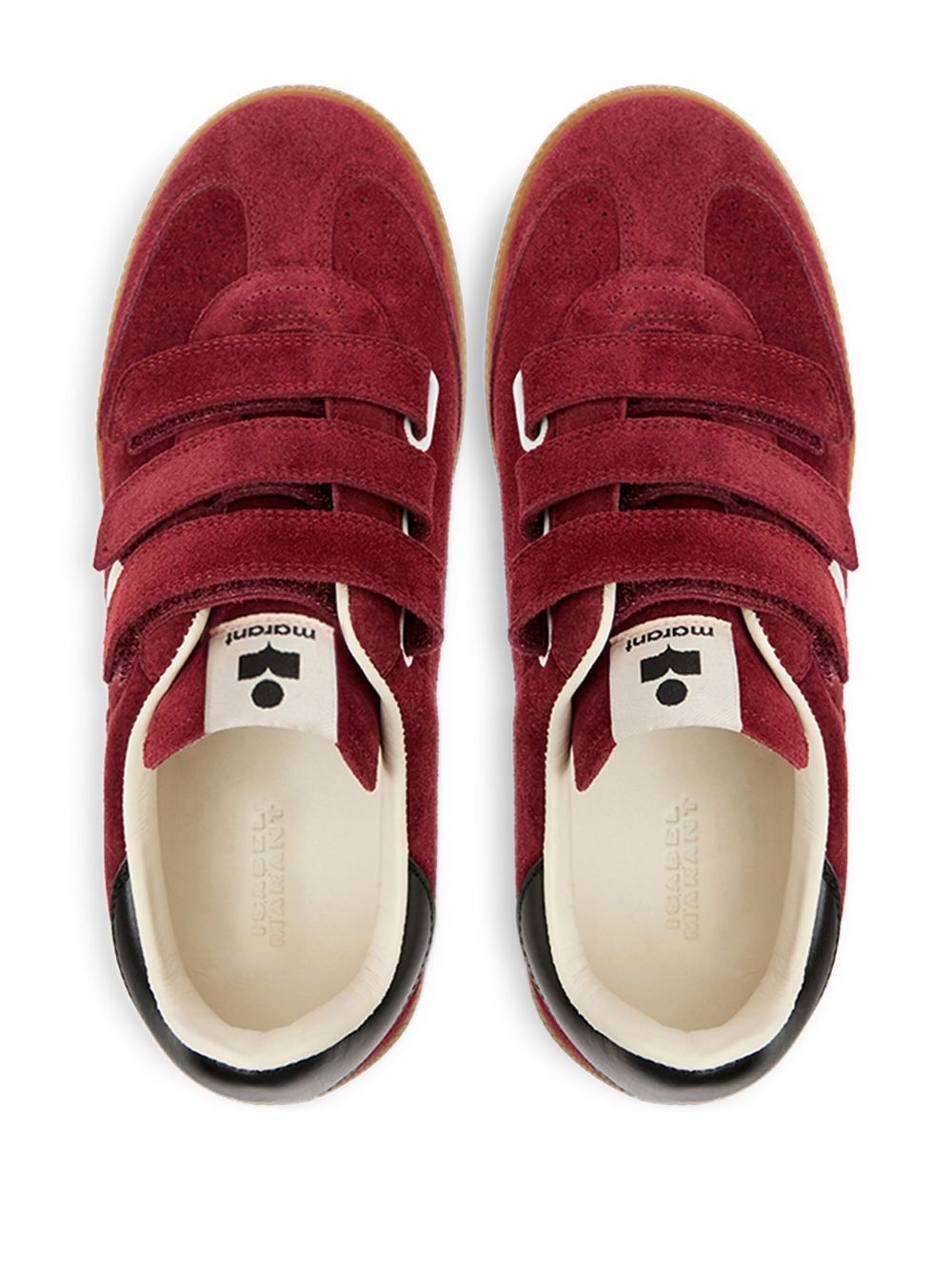 Beth touch-strap suede sneakers - 4