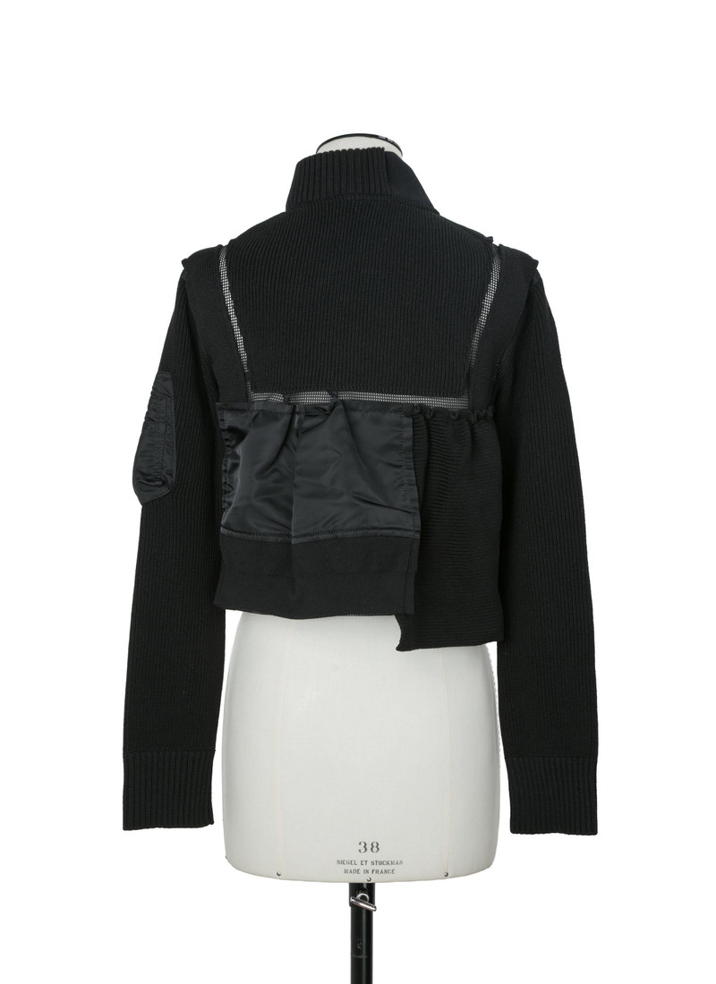 Nylon Twill x Knit Blouson 4
