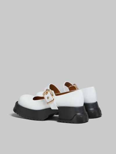 Marni WHITE LEATHER MARY JANE WITH PLATFORM SOLE outlook
