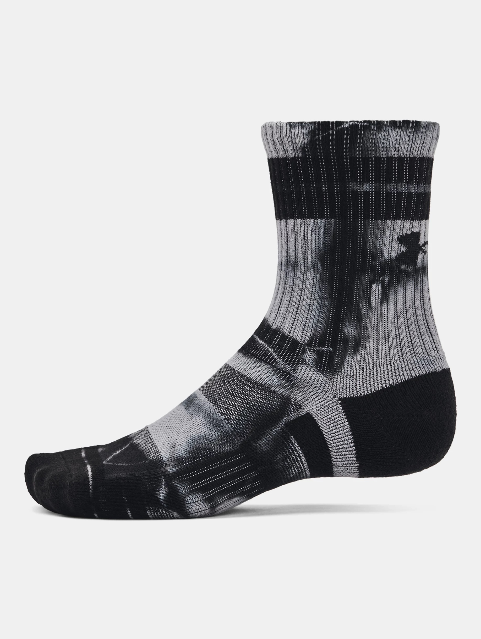 Unisex UA Performance Cotton 2 Pack Mid-Crew Socks - 4