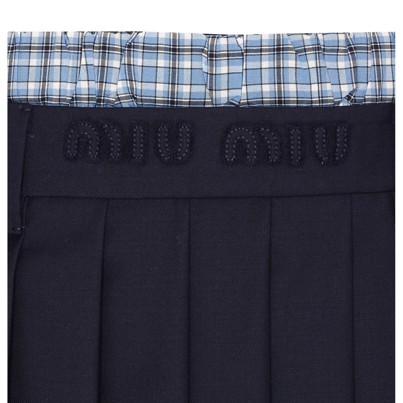 Miu Miu Women Mini Logo Skirt - 3