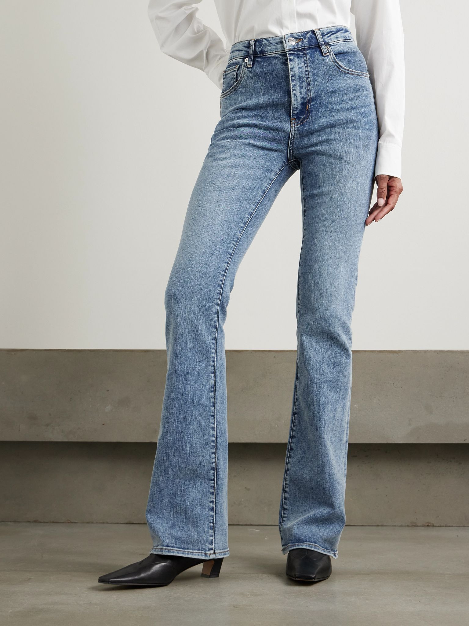 The Reboot mid-rise bootcut jeans Mid denim - 3