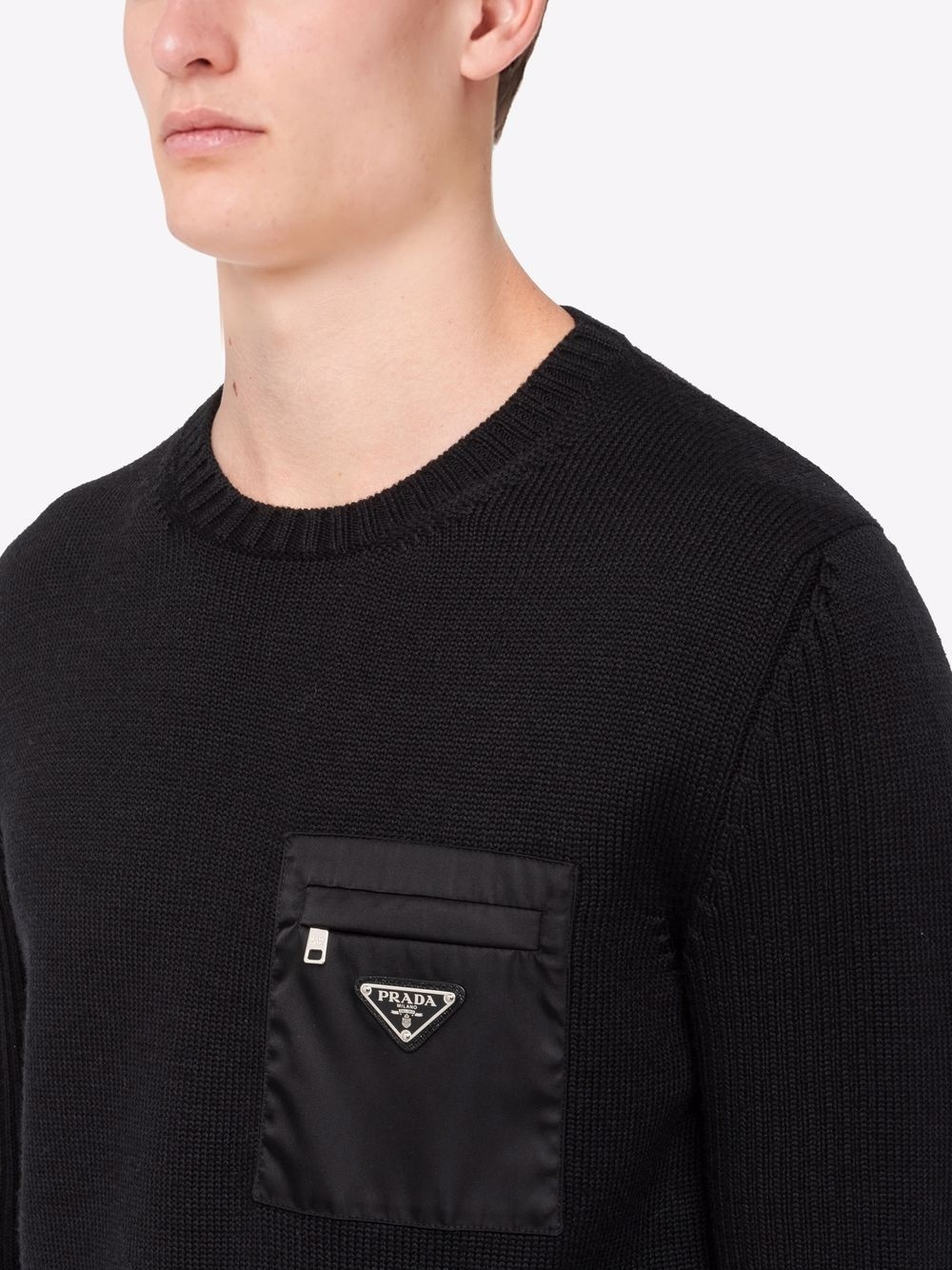 patch pocket jumper - 5