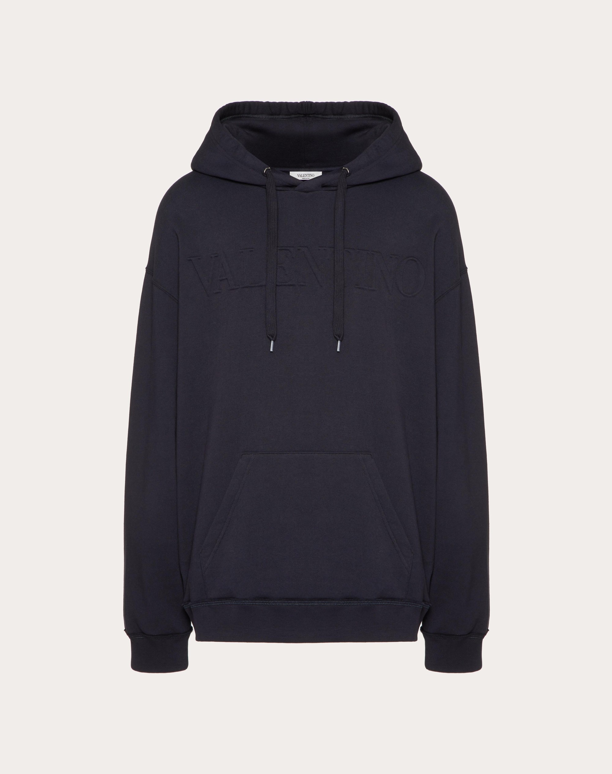 SWEATSHIRT WITH VALENTINO EMBOSSED - 1