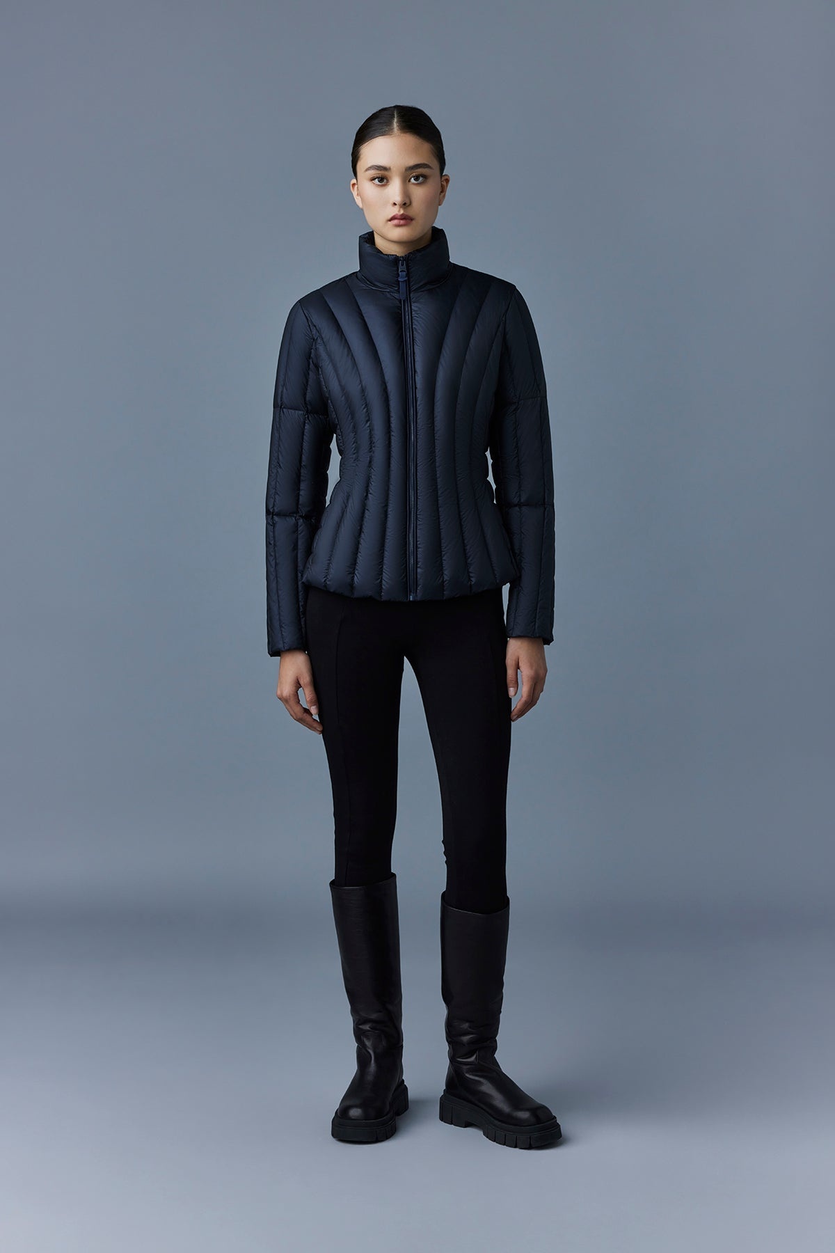 LANY light down vertical quilted jacket - 1