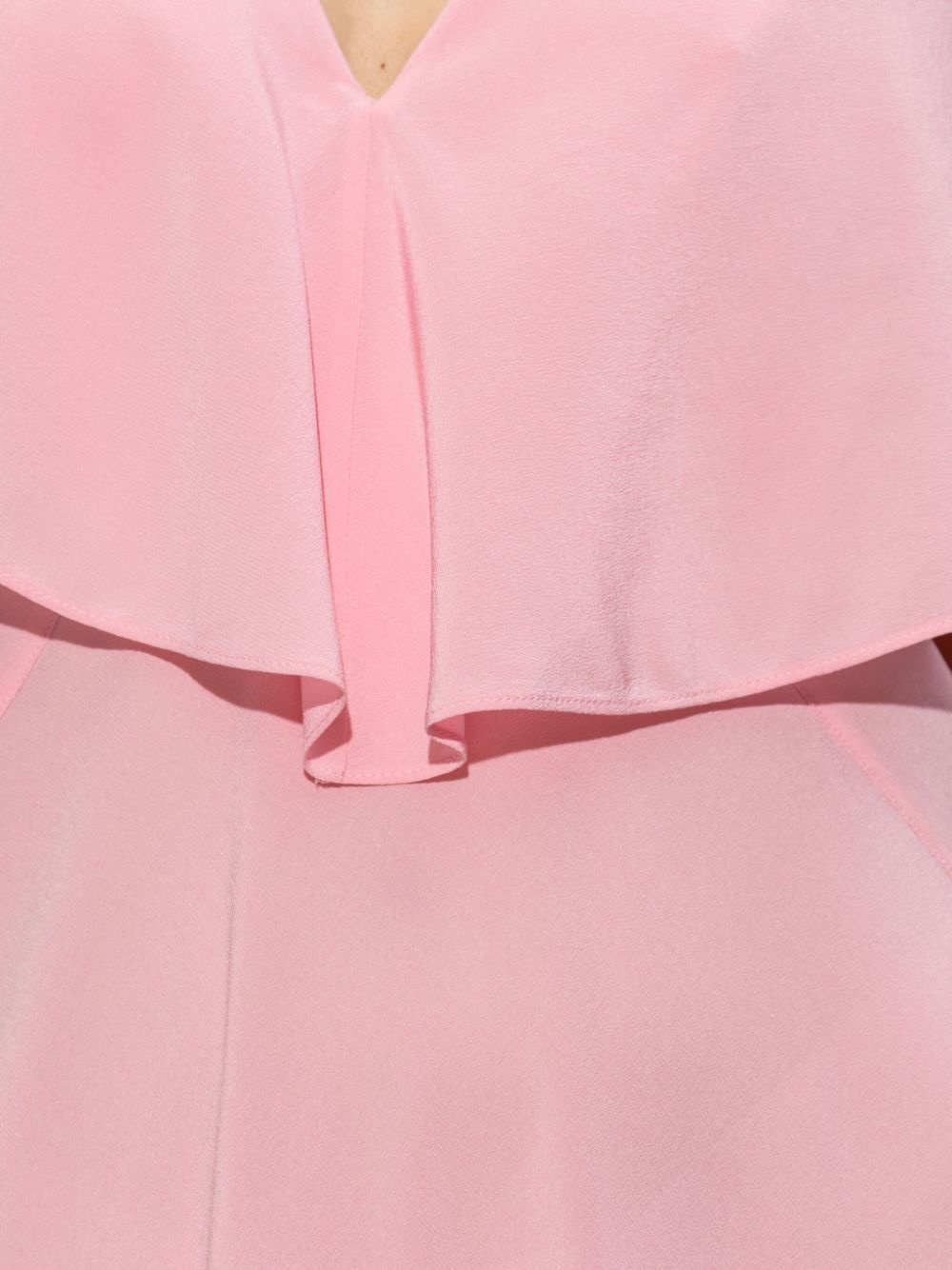 draped midi dress - 4
