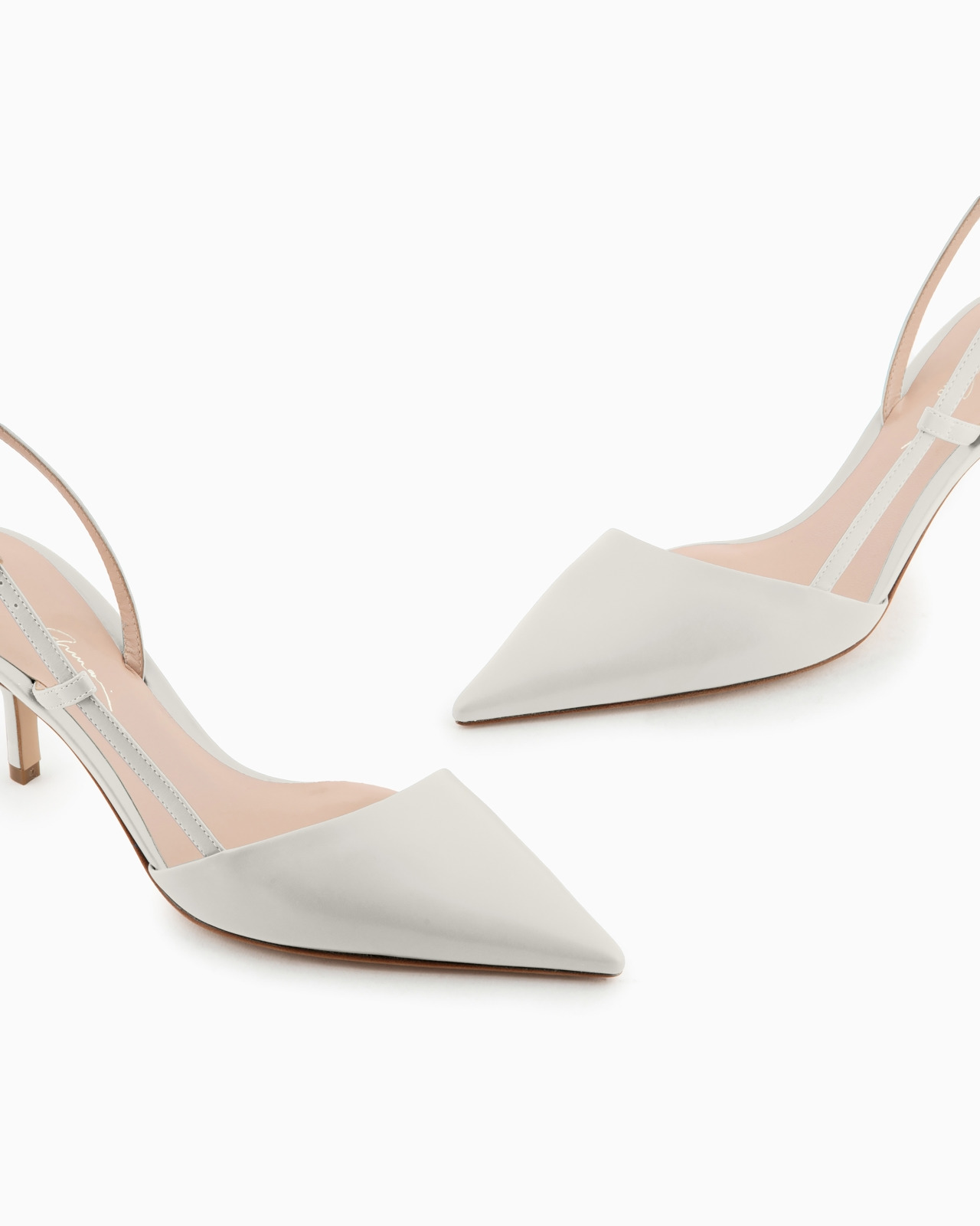 Leather slingbacks - 5