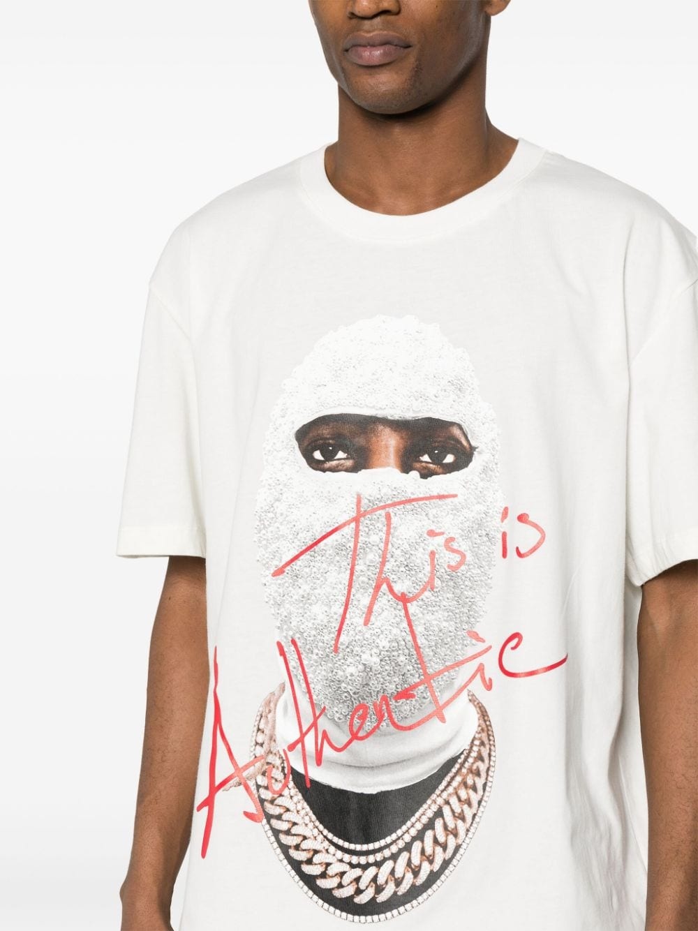 face-print cotton T-shirt - 5