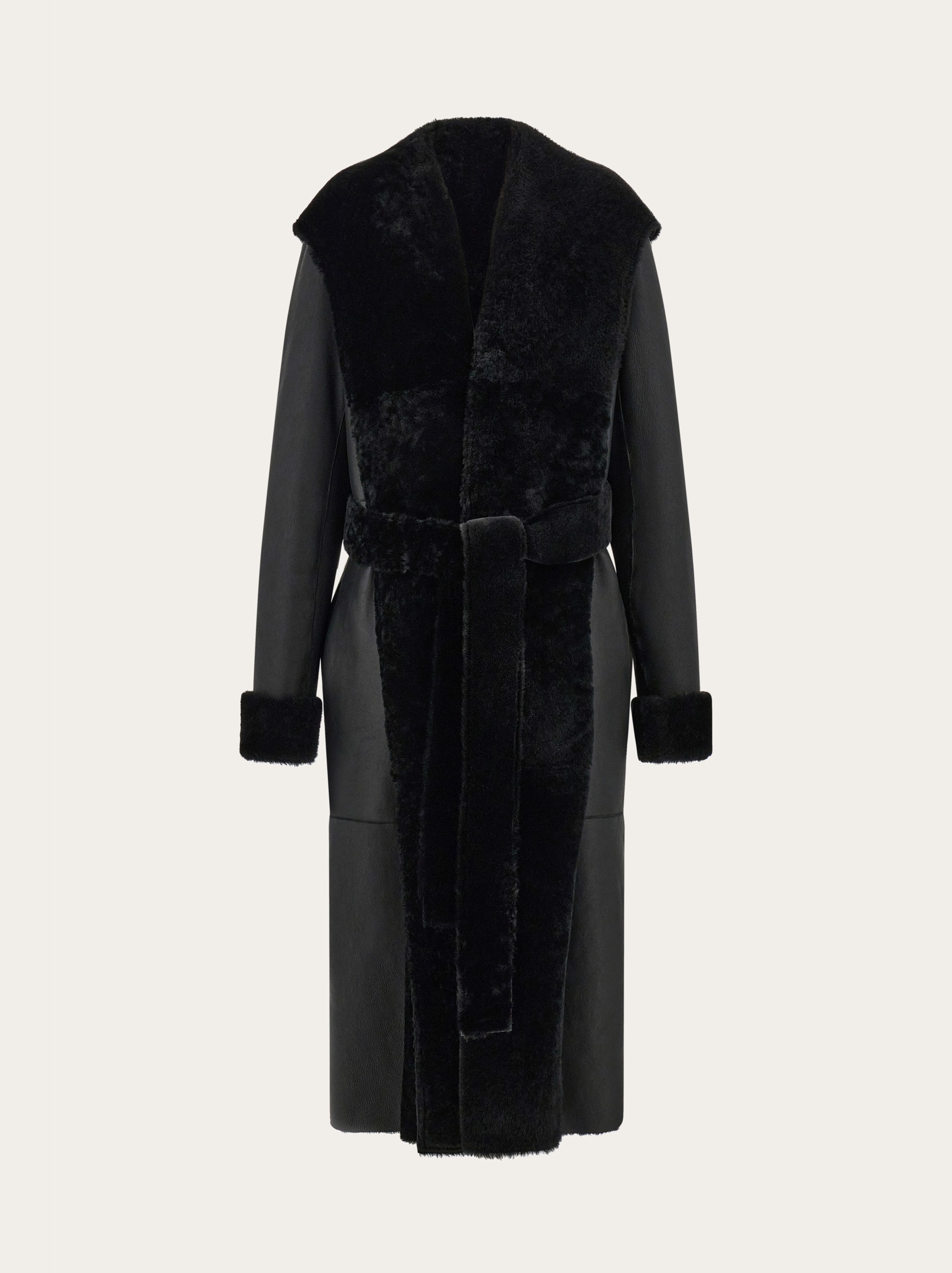 Shearling coat - 1