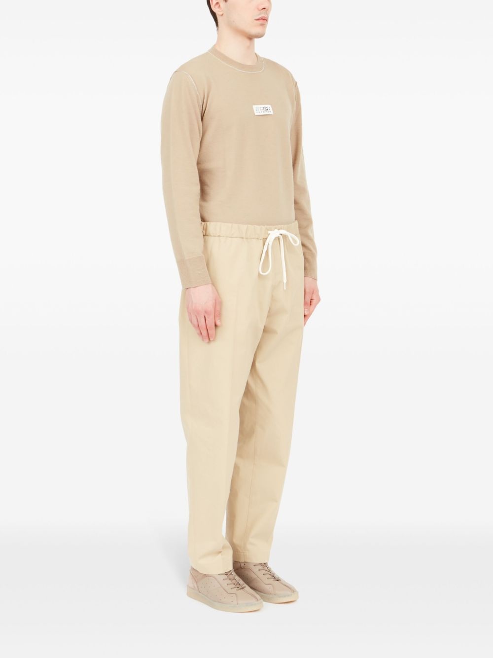 single-stitch logo track pants - 3