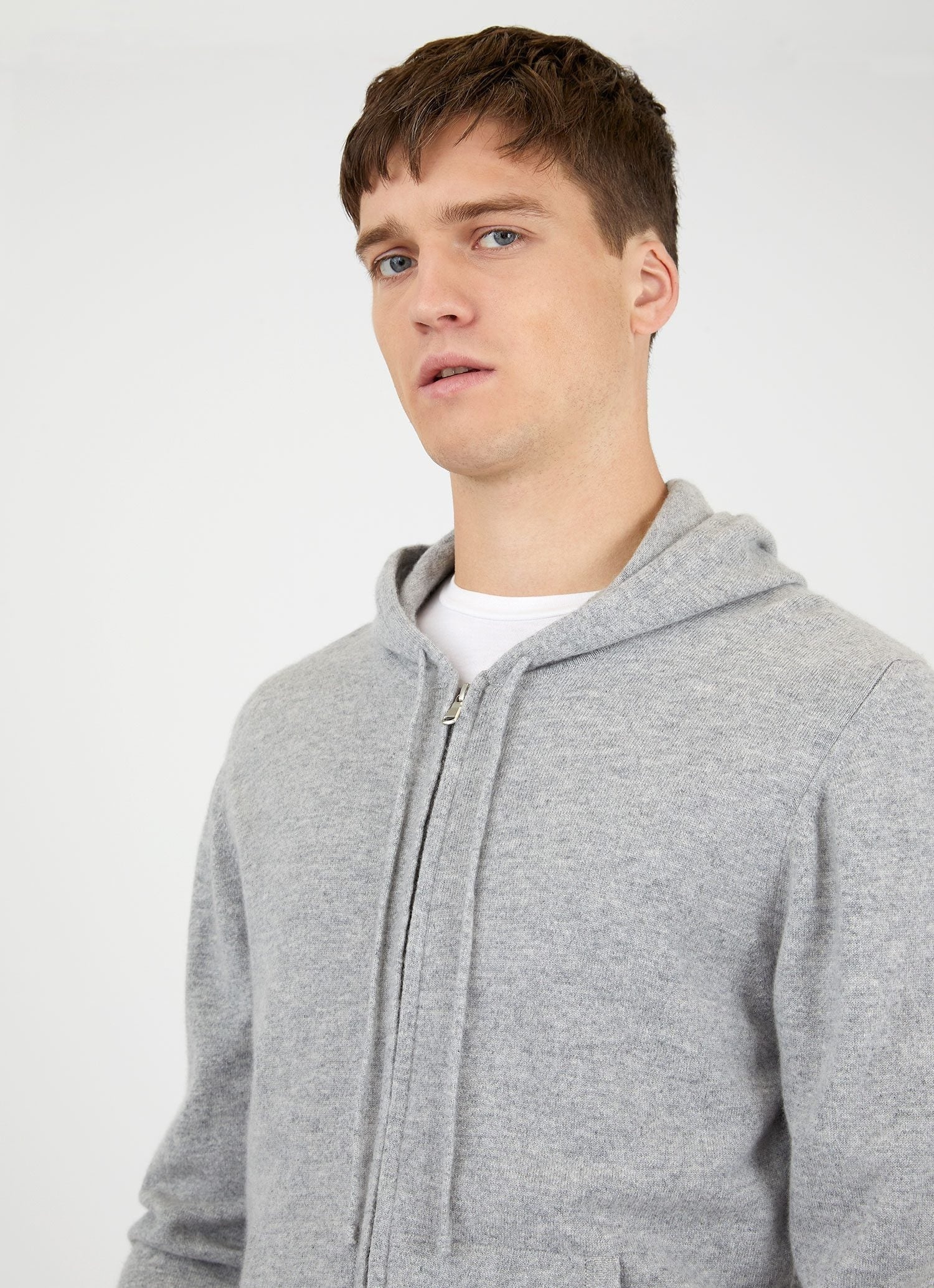 Cashmere Zip Hoody - 5