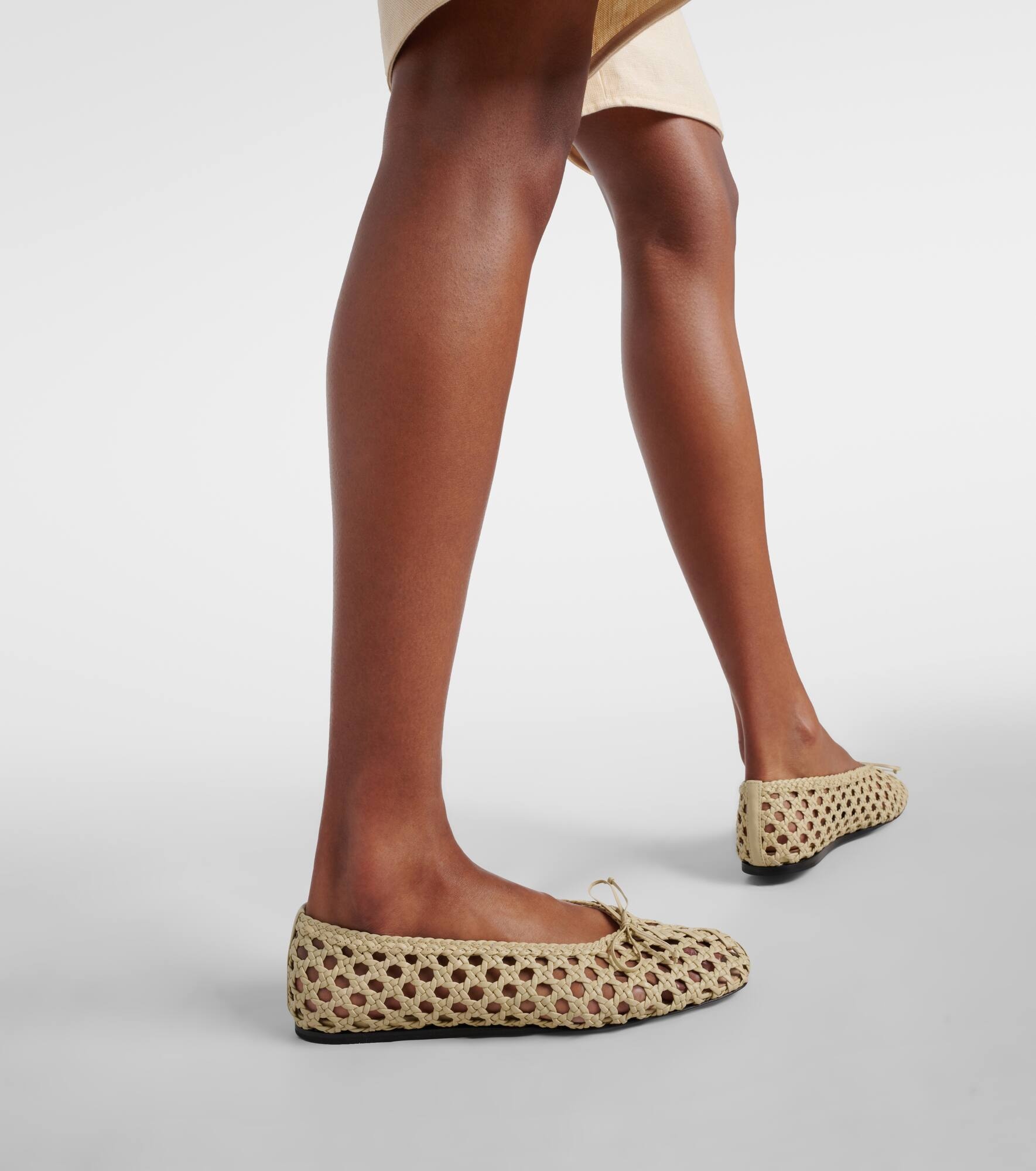 Regency woven leather ballet flats - 7