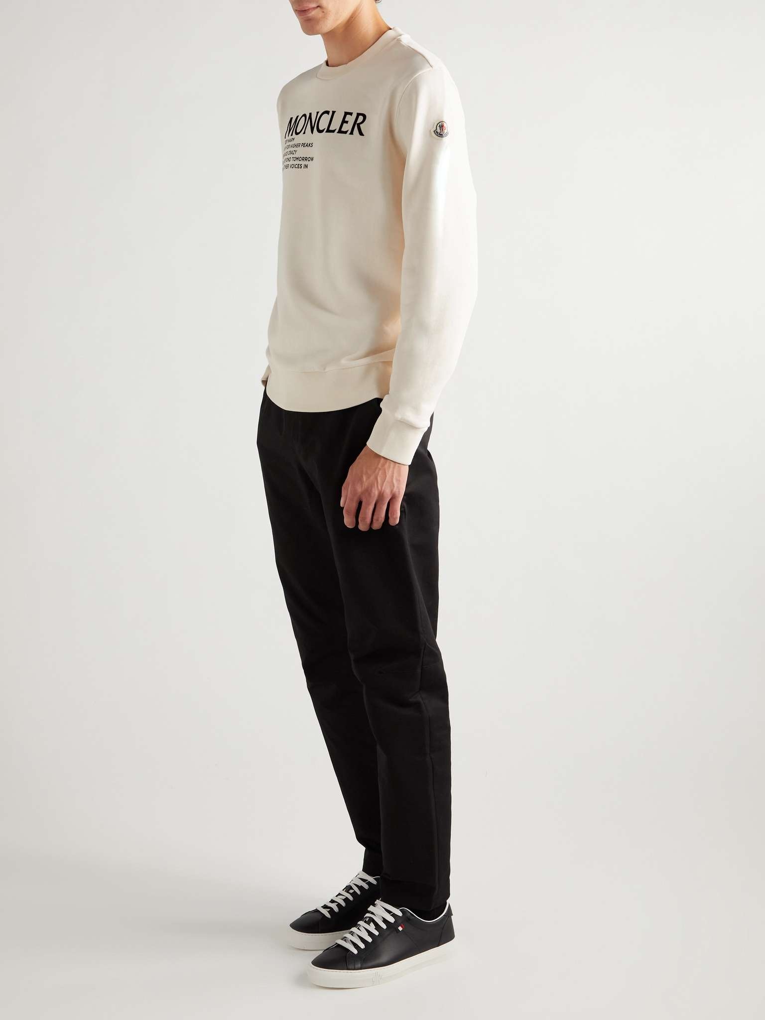 Logo-Flocked Cotton-Jersey Sweatshirt - 2