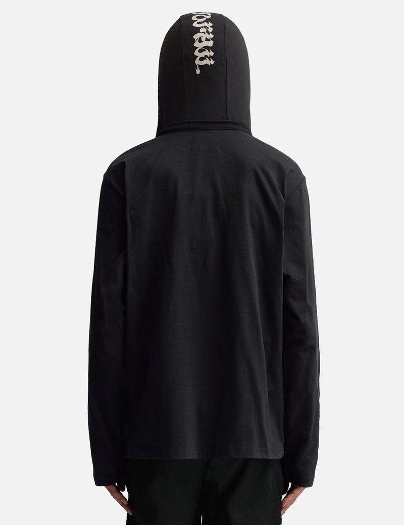 ORIGAMI PRINT MASK LONG SLEEVE T-SHIRT 4