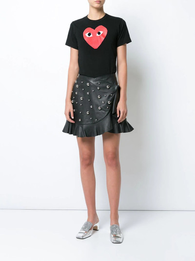 Comme des Garçons PLAY heart print T-shirt outlook