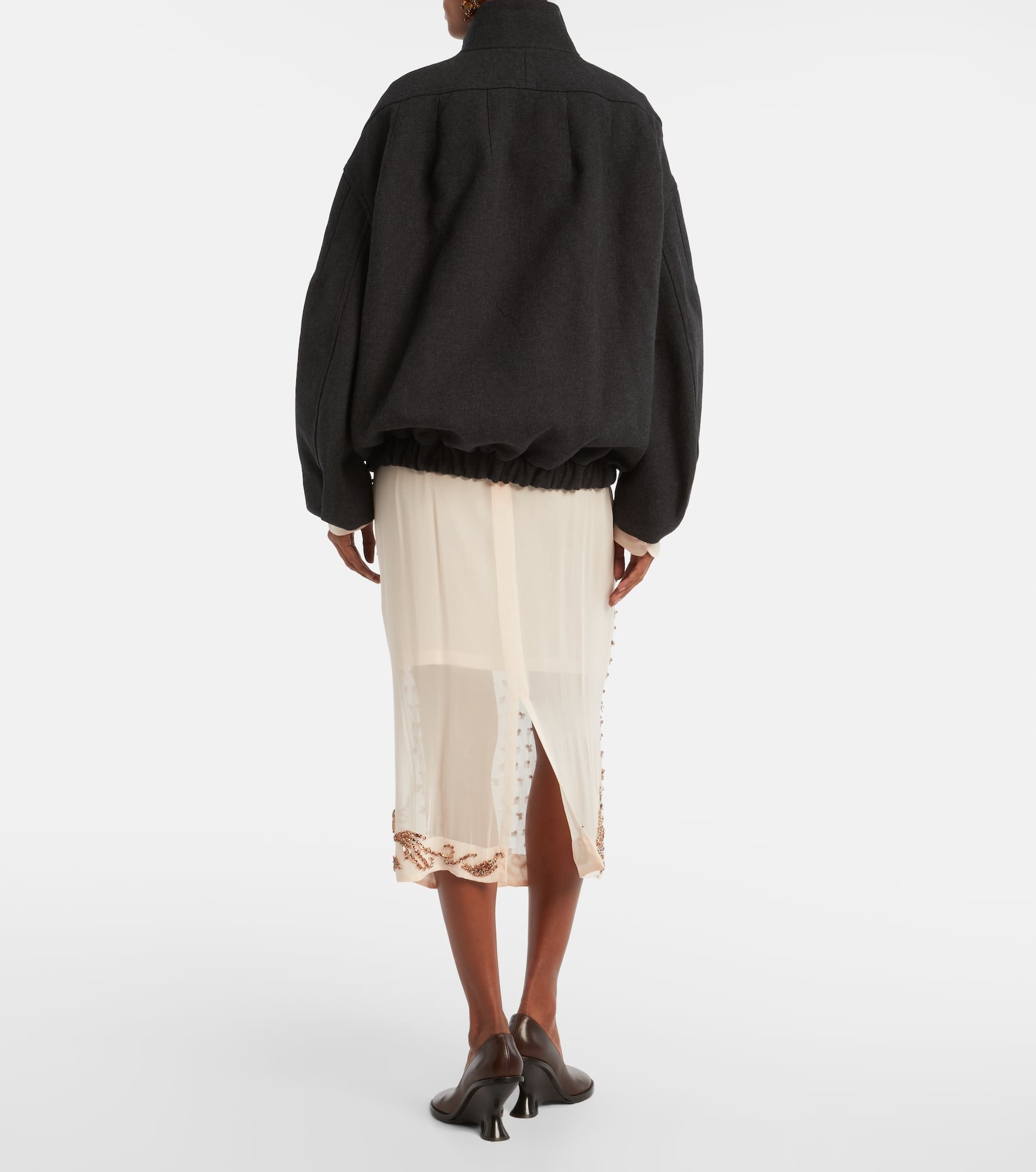 Balloon-sleeve jacket - 3