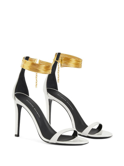 Giuseppe Zanotti Kay jewel anklet sandals outlook