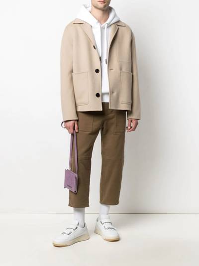 AMI Paris double-faced short coat outlook