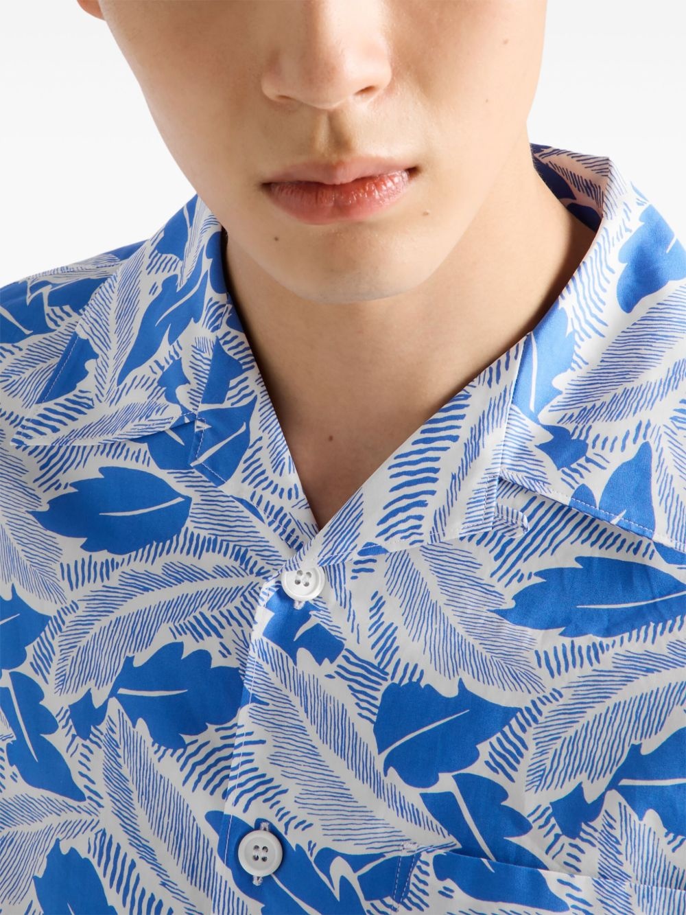 short-sleeved cotton shirt - 5