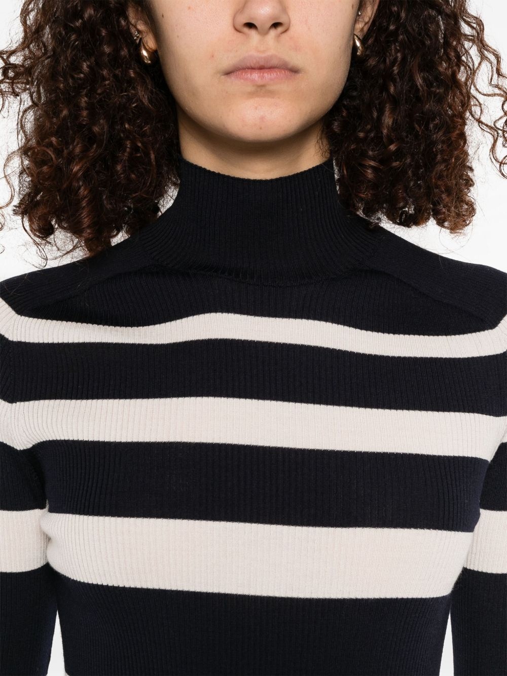 striped wool sweater - 5
