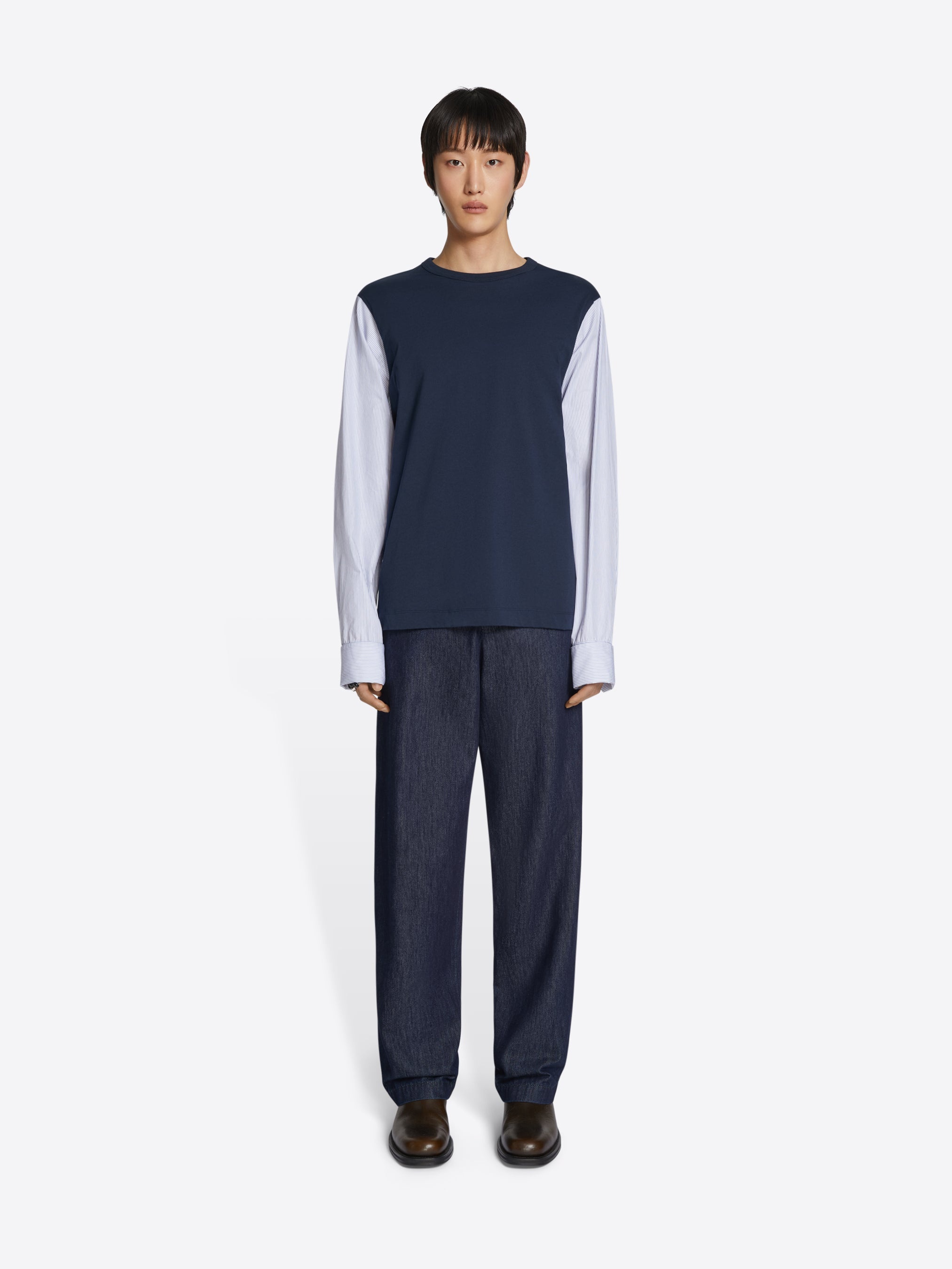 CUFFED SLEEVE TEE - 2