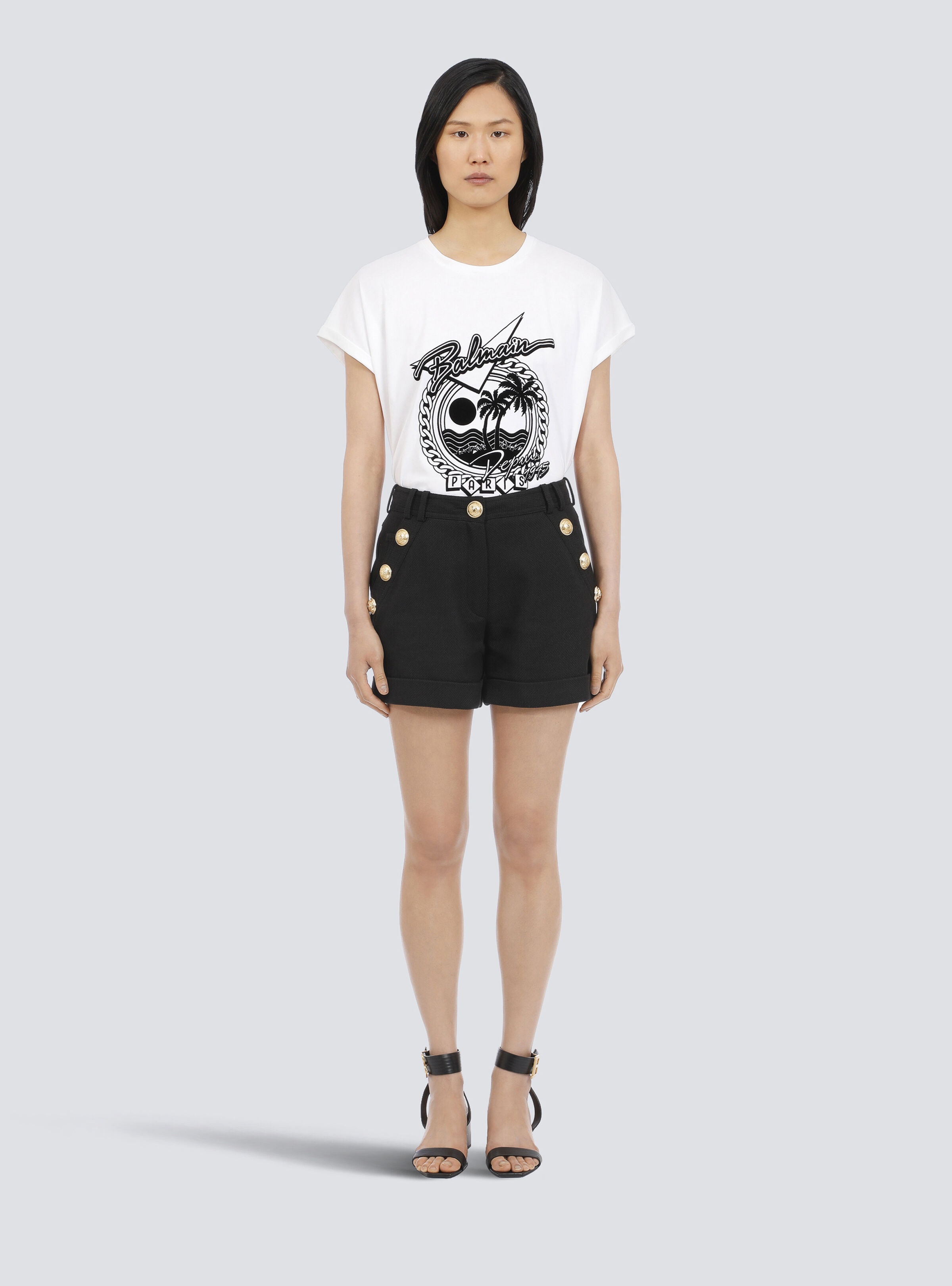 Cotton low-rise shorts - 3