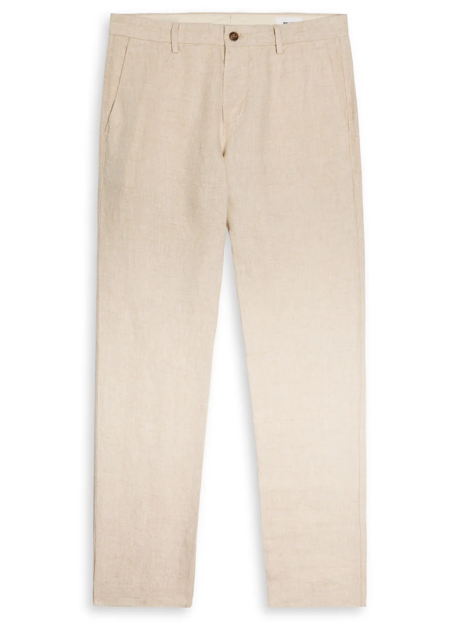 NN07 Theo Linen Trousers - 1