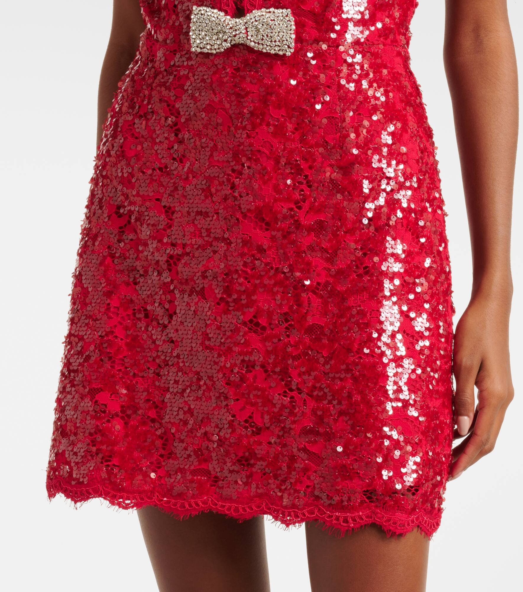 新作【Rebecca Vallance】Leyla sequined minidress x Nicky Hilton Leyla sequined minidress in blue - Rebecca