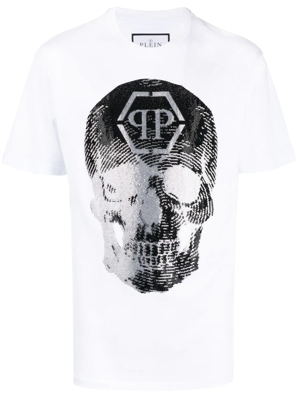 SS skull print T-shirt - 1