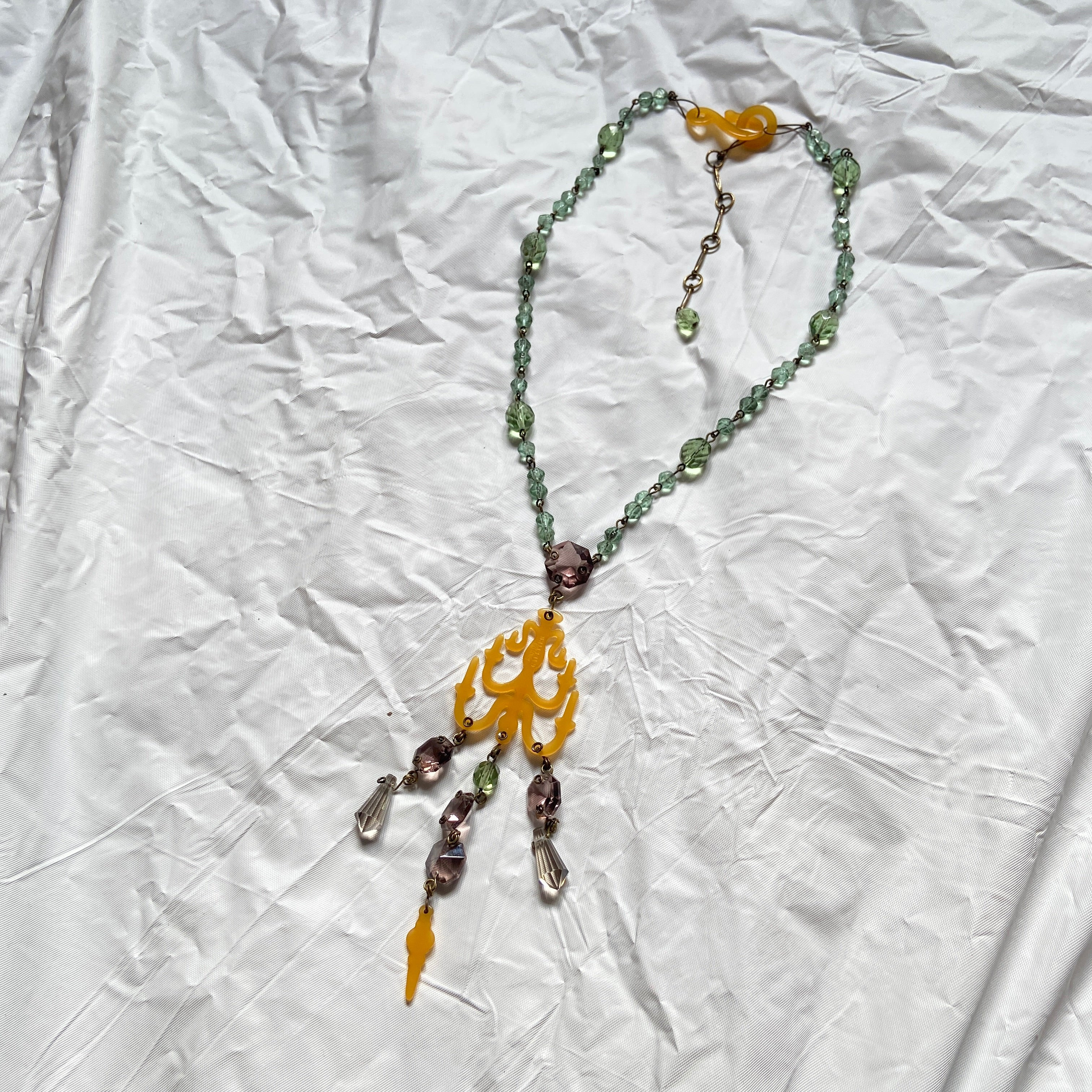 Jean Paul Gaultier Chandelier crystal necklace - 4
