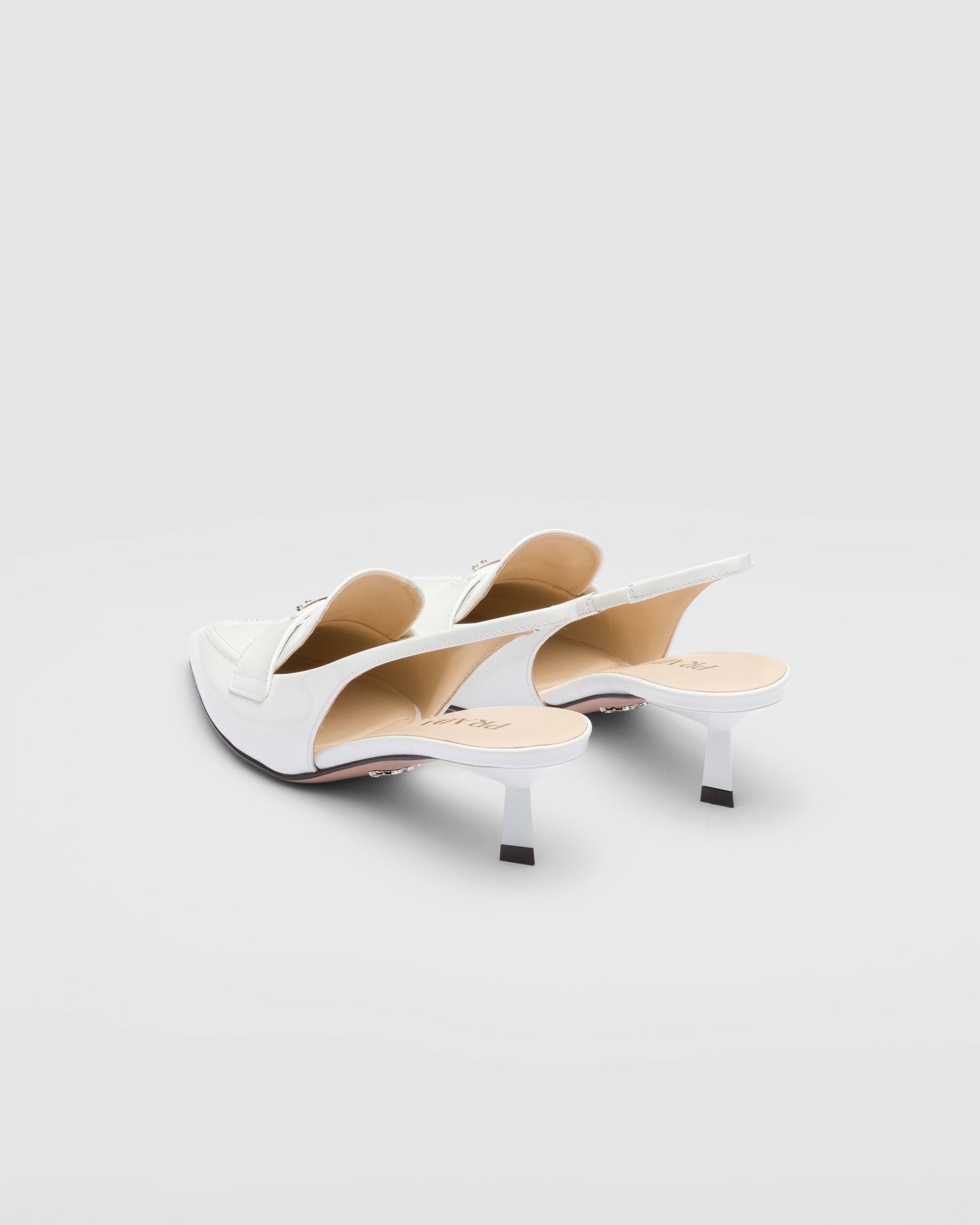 Patent leather slingbacks - 5