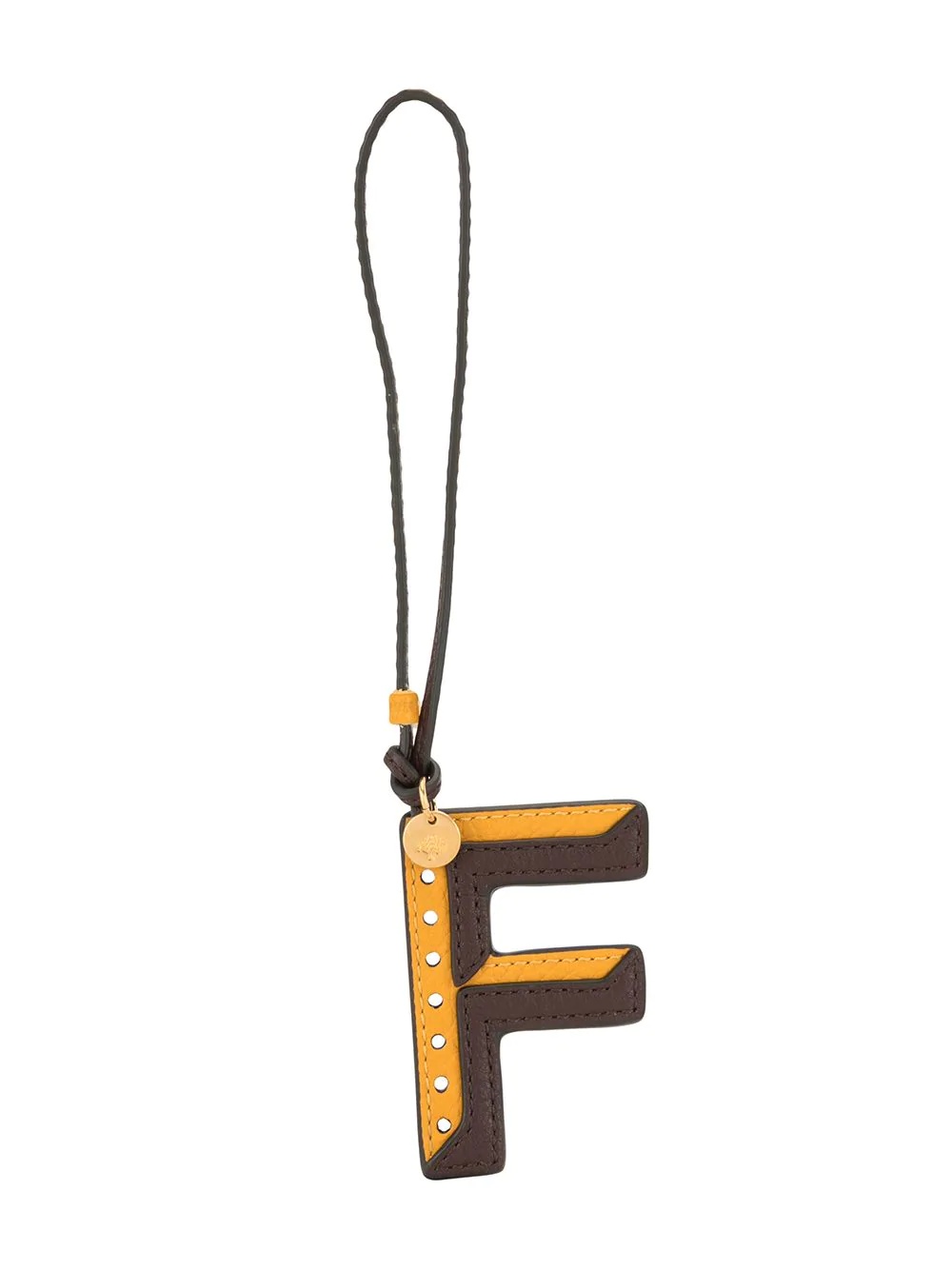 F leather keyring - 1