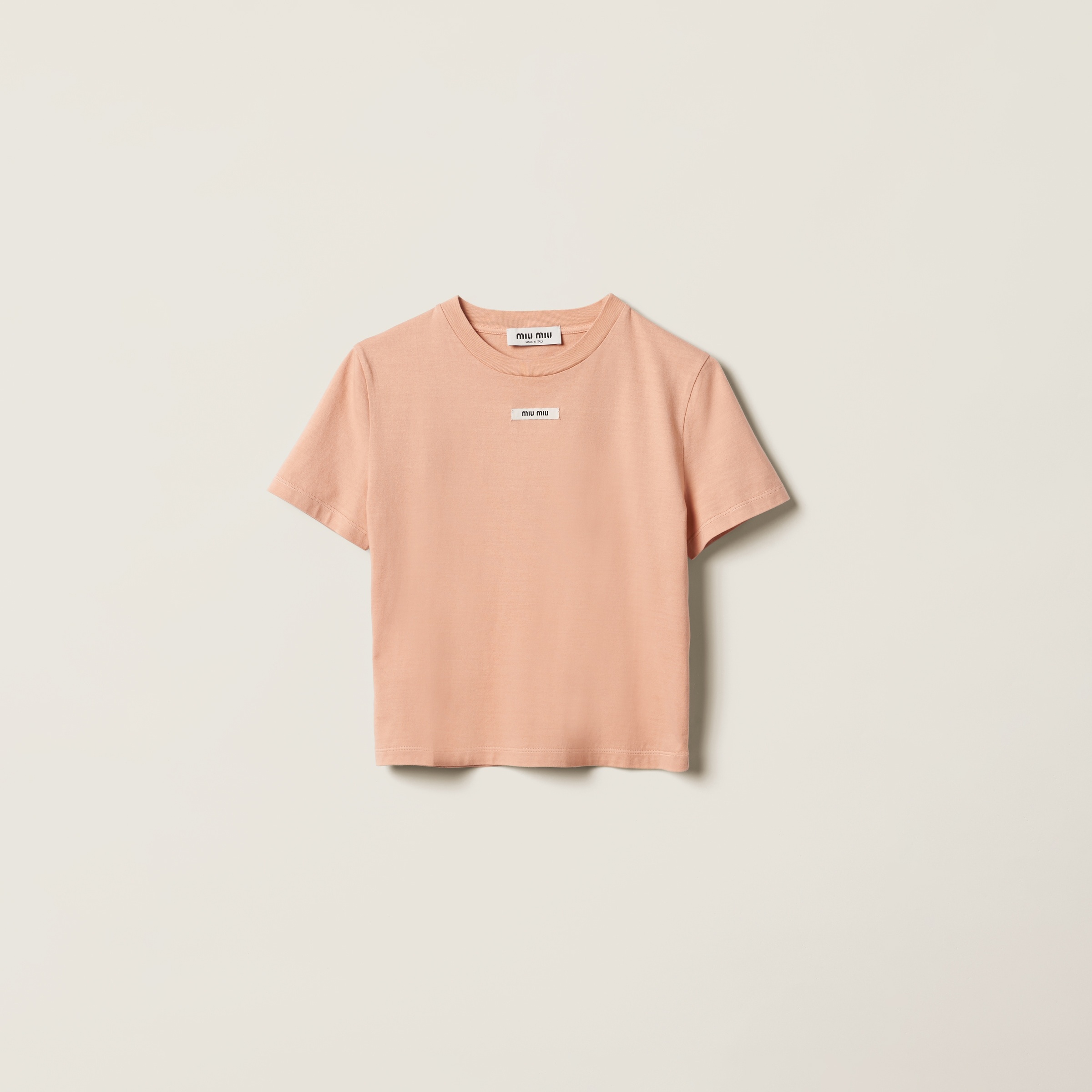 Miu Miu Cotton T-shirt | miumiu | REVERSIBLE