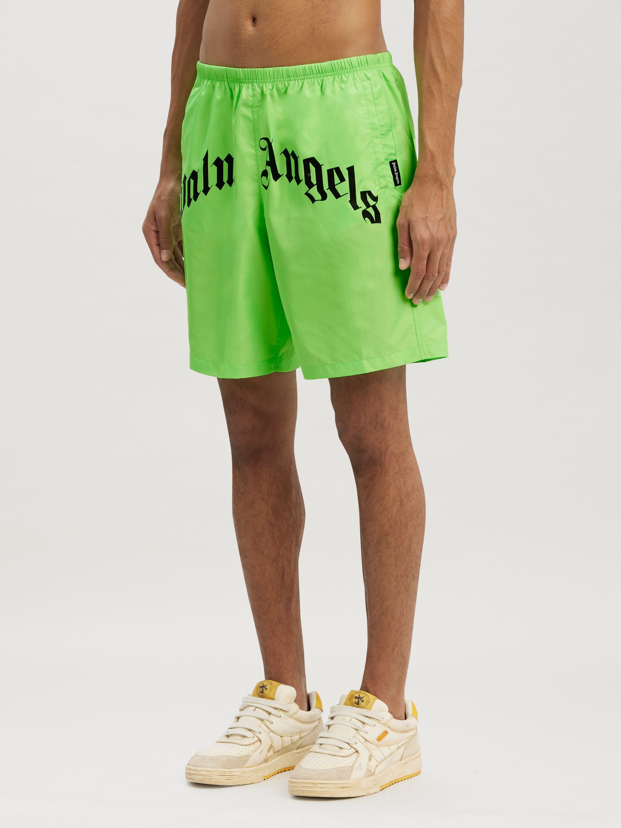 Curved Logo Bold Swim Short - 4