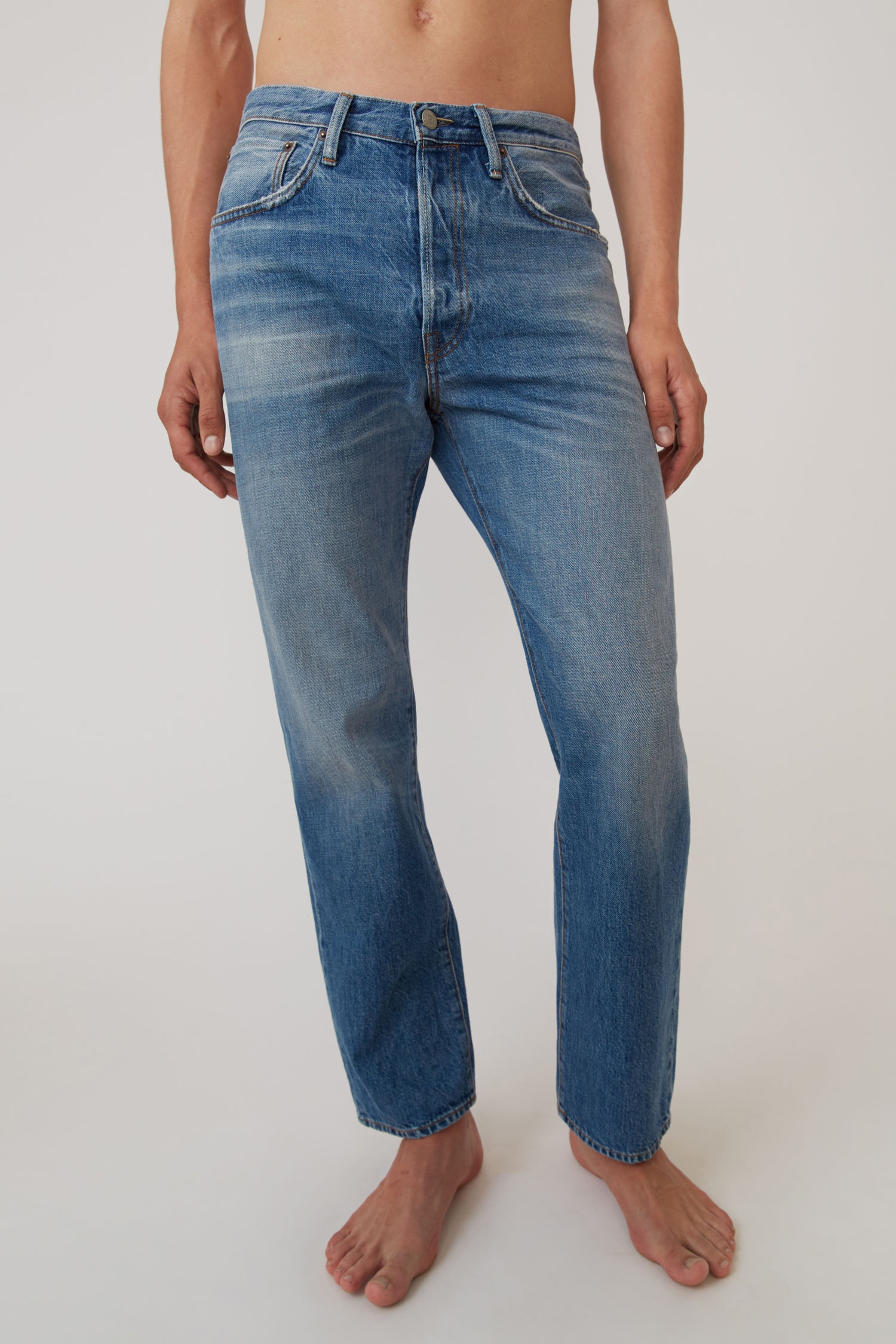 Loose-fit jeans mid blue - 2