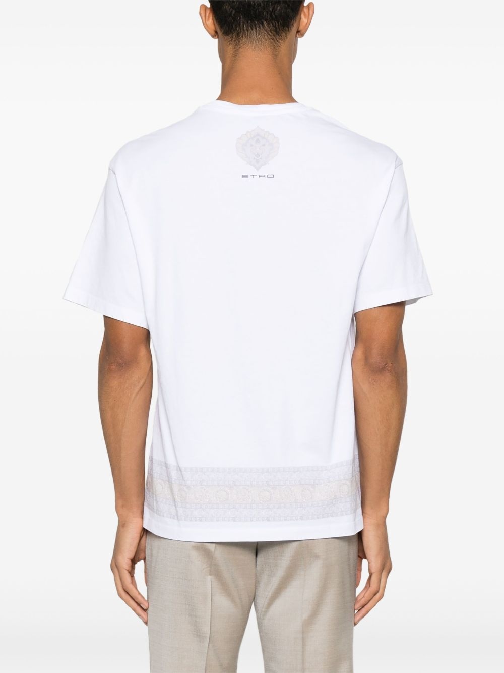 paisley-print T-shirt - 3