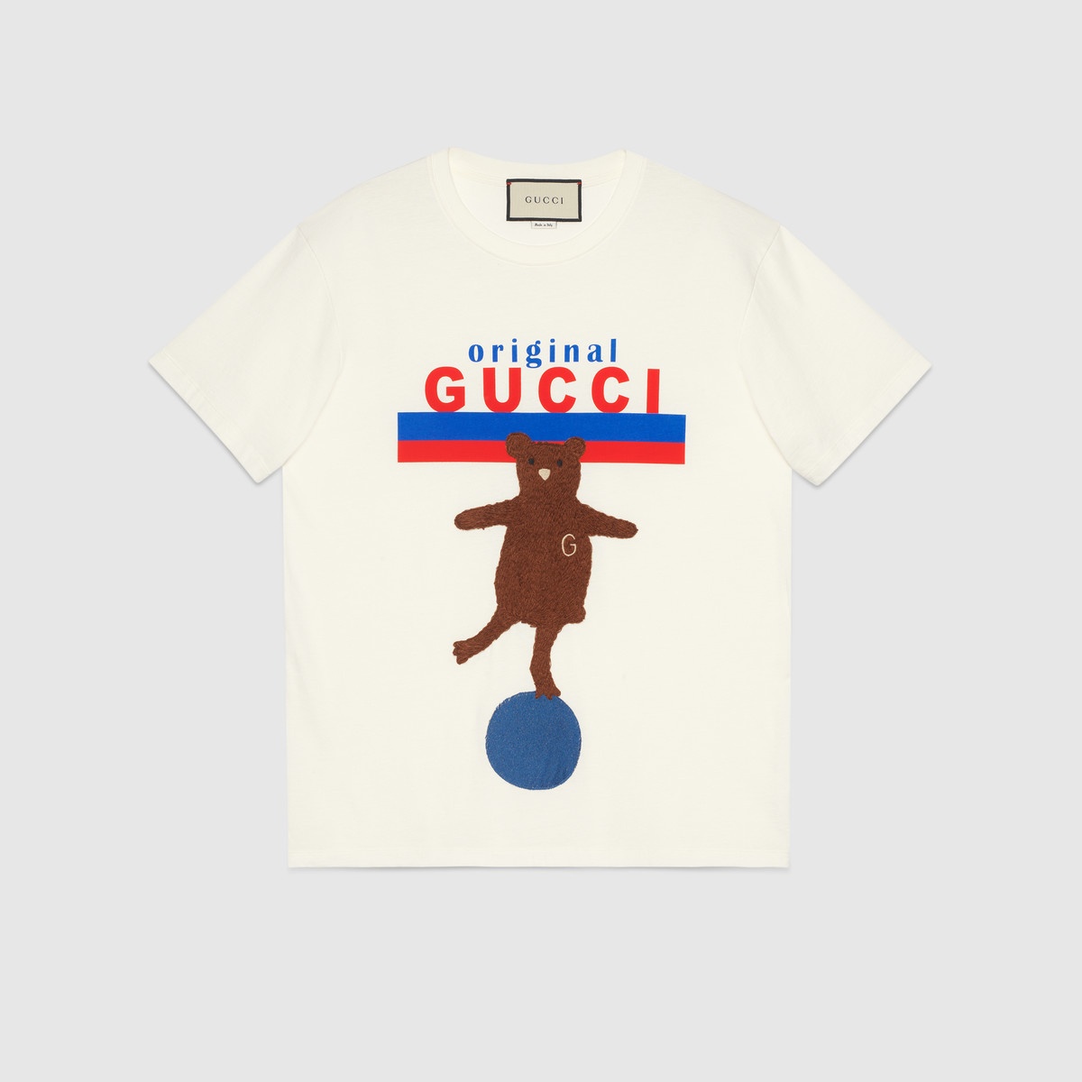 "Original Gucci" oversize T-shirt with bear - 1