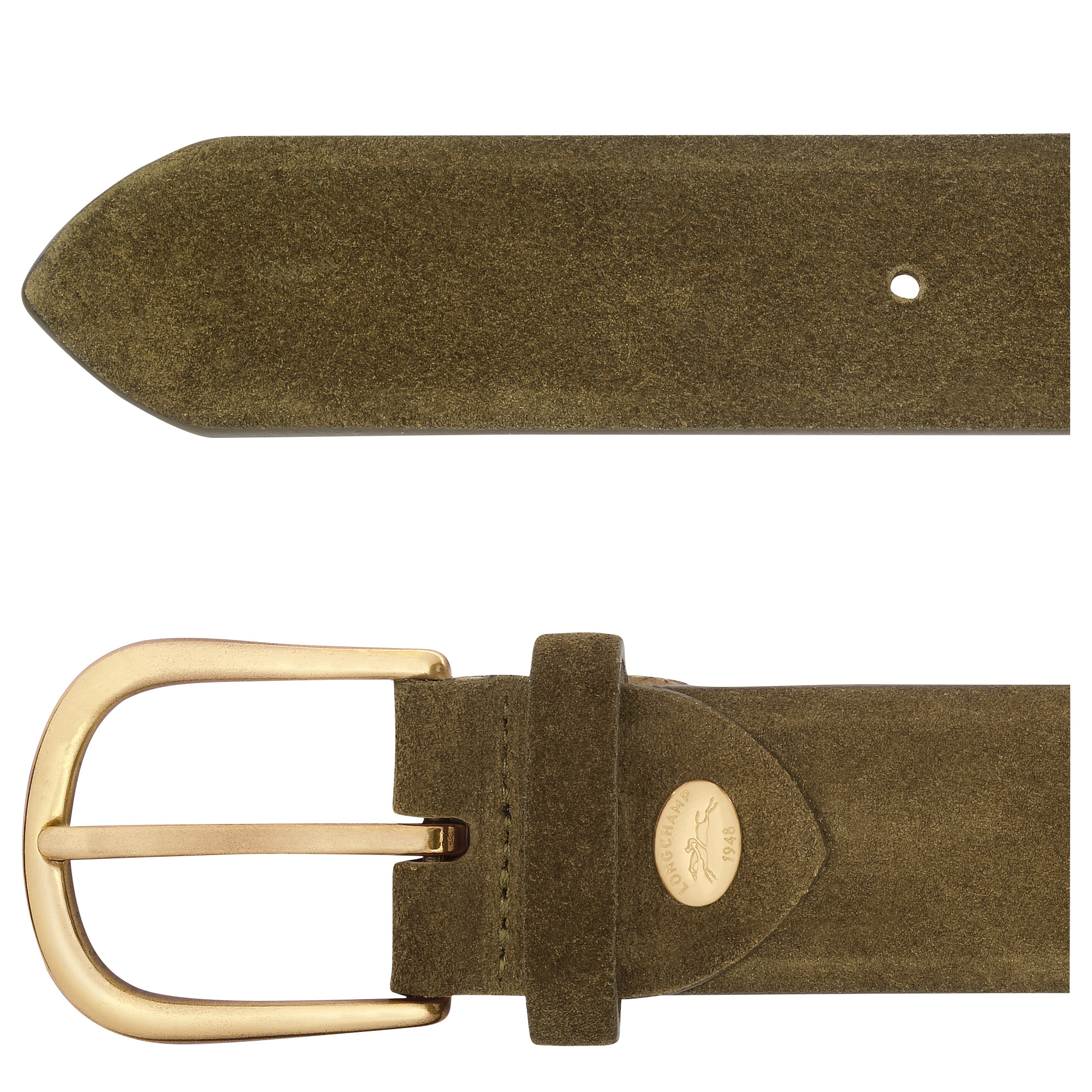Archive Men's belt Olive - Leather - 3