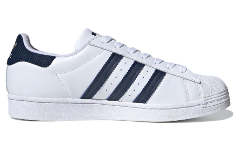 Adidas Originals Superstar Shoes 'Cloud White Navy Blue' FZ3560 - 2